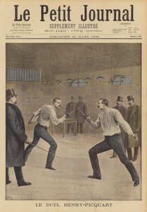 Duell mellan översten Henry och Picquart